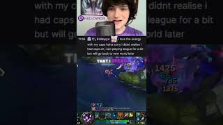 CAPSLOCK PERMA ON leagueoflegends leagueclips streamertwitch leaguestreamhighlights fyp [upl. by Nessah399]