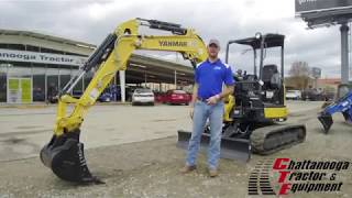 Chattanooga Tractor  Yanmar ViO 35 MiniExcavator Review [upl. by Francklyn]