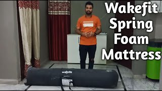 Wakefit spring foam mattress review [upl. by Mortimer]