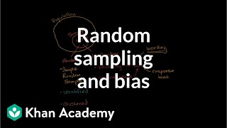 Techniques for random sampling and avoiding bias  Study design  AP Statistics  Khan Academy [upl. by Glavin362]