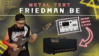 Hotone Ampero II Stage  Metal Test  Friedman BE [upl. by Sibby]