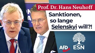 Unfassbare Ansage von EUKommissionsvize – Prof Dr Hans Neuhoff AfD [upl. by Araeit666]