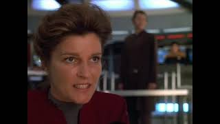 Captain Janeway Get Rid of Aggressive Aliens [upl. by Haon]