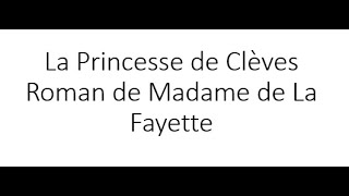 Audio Livre  La princesse de Cleve  La Fayette [upl. by Johnna]