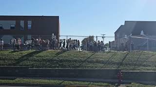 Tomah Middle School Band Cranfest Parade Practice 9252024 [upl. by Ayotal]