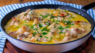 Voici la recette parfaite de poulet poêlé en sauce béchamel au goût incroyable Savoureuxtv [upl. by Jeff]