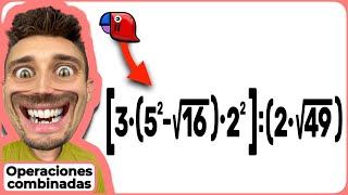 ✅ 👉 Operaciones con CORCHETES POTENCIAS RAÍCES PARÉNTESIS MULTIPLICACIONES Y DIVISIONES R13 [upl. by Ennyleuqcaj]