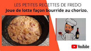 Joue de lotte façon bourride au chorizo [upl. by Abbub]