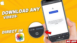 Official Way To Download amp Play Videos In iPhone🔥 Download Videos In iPhone [upl. by Imoan]