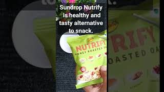 Sundrop Nutrify honey roasted oats Review sundrop nutrify oats foodreview youtubeshorts shorts [upl. by Shaver]