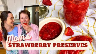 Moms Fresh Strawberry Preserves [upl. by Eedrahc458]