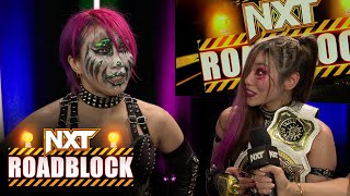 The Kabuki Warriors celebrate being back in NXT NXT Roadblock 2024 exclusive [upl. by Jea]