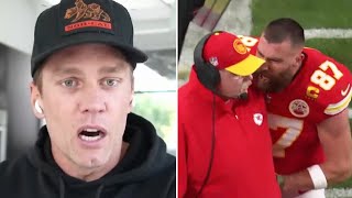 Tom Brady CALLS OUT Travis Kelce For ASSAULTING Andy Reid During Super Bowl [upl. by Cosmo]