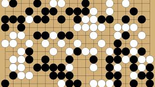 AlphaGo Zero vs AlphaGo Zero  komi 75 [upl. by Tito446]