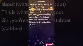 Kesha  Backstabber spotifylyrics lyrics lyricsstatus [upl. by Hazlett]