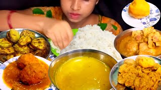 INDIAN MUTTON EATING VIDEO CURRY CHAWAL EATING 😋 EGG MASALA CURRY EATING SOYBEAN EATING SHOW [upl. by Aerdnaeel651]