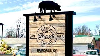 SHACK in the BACK BBQ with RYAN  Fairdale Kentucky  Restaurant Review [upl. by Jermaine]