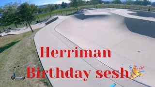 Herriman Skatepark Birthday sesh [upl. by Amyas977]