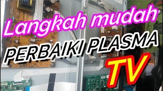 Belajar perbaiki tv plasma LG 42PN4500 indikator kedip kembali merah lagi [upl. by Kozloski]