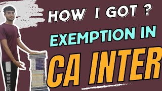 LAW EXEMPTION TIPS  CA INTER 🔥 [upl. by Elletsirhc703]