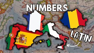 ROMANCE Languages COMPARISON  Numbers [upl. by Krauss]