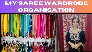 ✨My saree wardrobe organisation ✨sareecollectiondevikaelangovantrendingvideotrendingviralvideo [upl. by Nomannic]