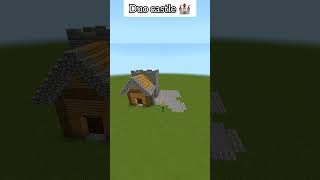 Easy duo castle 🏰 minecraft ⚒️🧑🏻‍🌾minecraftindonesia minecraft richtahayt shorts viralvideo [upl. by Wernda]