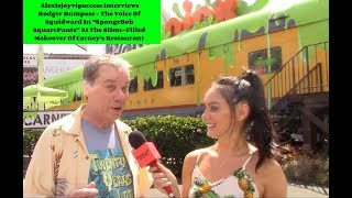 Rodger Bumpass  The Voice Of Squidward  Interview With Alexisjoyvipaccess At Carneys [upl. by Adidnac]