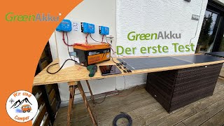 Der erste Test der GreenAkku Solarmodule  Parallel amp Reihenschaltung [upl. by Albie]