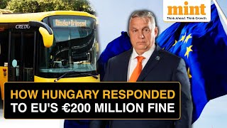 Hungary Threatens To Send Buses Full Of Refugees To EU HQ In Protest Against Immigration Policy Fine [upl. by Zoi]