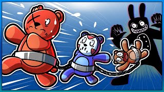 Can 3 Chained Together Teddy Bears Escape the Backrooms [upl. by Eirehc732]