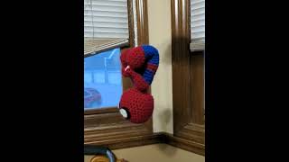 Crochet Hanging Spiderman [upl. by Hnaht]