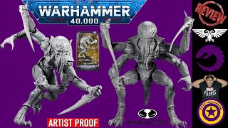 McFarlane Toys Warhammer 40K Ymgarl Genestealer Artist Proof Action Figure Unboxing amp Review [upl. by Abil]