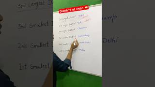 👉 Districts of India 🇮🇳  Largest District of India 🤔 gk gkindia currentaffairs shorts [upl. by Appledorf417]