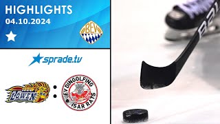 04102024  Highlights  EHC Waldkraiburg vs EV Dingolfing [upl. by Akkire]