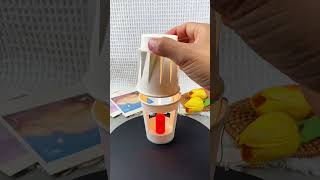 You can make a beautiful rotating lantern with two paper cups Come and try it with your childre [upl. by Noned]