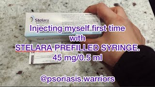 Selfinjecting STELARA  biologics stelara psoriaticarthritis psoriasis [upl. by Adai]