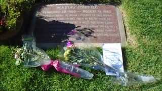 Grave Of Dorothy Stratten On The 35th Anniversary Of Her Death [upl. by Dnalro]