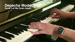 Never Let Me Down Again  Depeche Mode  Solo by an adult piano learner [upl. by Konstantin179]