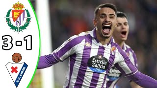 Real Valladolid vs Eibar 31 LaLiga Smartbank 2024 Breaking News [upl. by Goldwin]