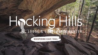 Hocking Hills Lodge to Whispering Cave Trail [upl. by Leidgam]