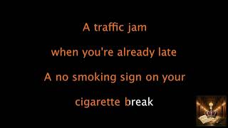 Ironic Karaoke Version Alanis Morissette [upl. by Odlabso]