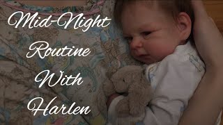 Reborn Video Newborn Midnight Routine With Baby Harlen🧸 Reborn Role Play emilyxreborns [upl. by Doss571]