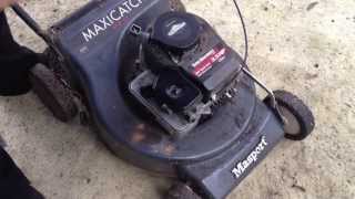 PushMowerRepaircom  Briggs 35HP Adjusting Governor to Change Rpm [upl. by Atsillac]