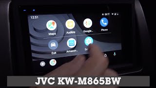 JVC KWM865BW Display and Controls Demo  Crutchfield Video [upl. by Nawyt]