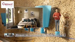 Comment bloquer les remontées capillaires d’un mur  Ma Maison de A à Z [upl. by Oiled]