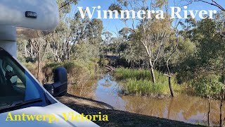 Free Camping on the Wimmera River Antwerp Victoria Australia [upl. by Chobot]