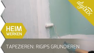 Vor dem Tapezieren  Rigips grundieren [upl. by Greeson286]