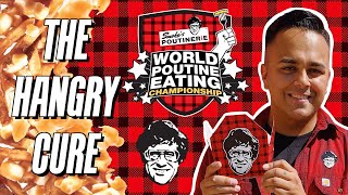 Smokes Poutinerie WORLD POUTINE EATING CHAMPIONSHIP 2021  TheHangryCure [upl. by Yrag]