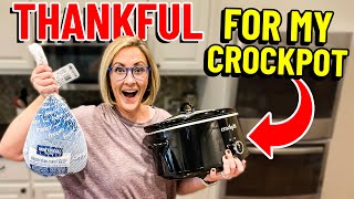 No Stress Thanksgiving Easy Crockpot Recipes amp Leftover Hacks [upl. by Dupuis]